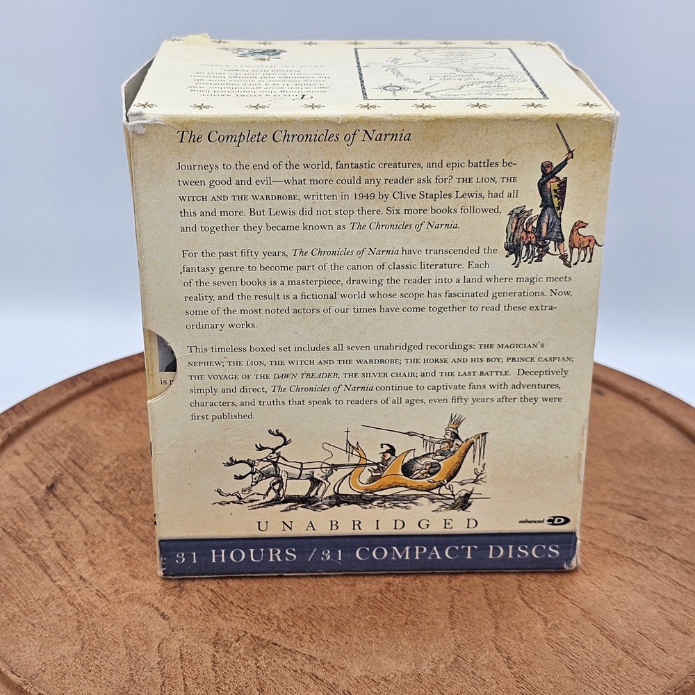 The Chronicles of Narnia Complete Unabridged Audio Book 31 CD Box Set C.S. Lewis - Picture 3 of 16
